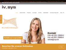 Tablet Screenshot of ivsys.de